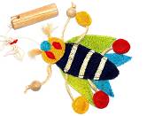 Ökologisches Spielzeug für Katzen und Hunde aus Luffa